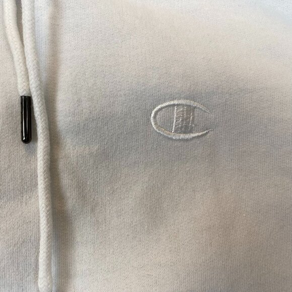 Champion Unisex Hoodie Sweatshirt Small White Athleticwear Pullover Classic - Picture 7 of 12